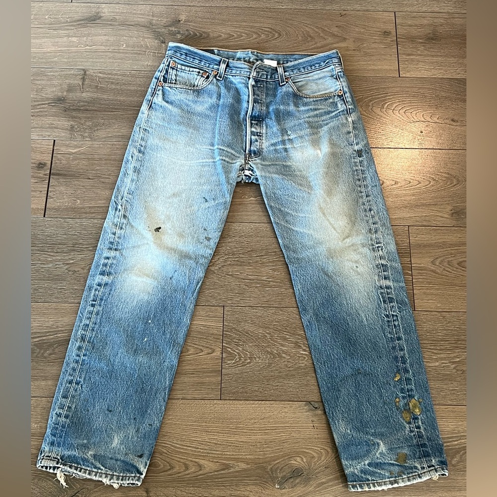 Vintage Distressed Levi’s 501 Jeans - 36x33